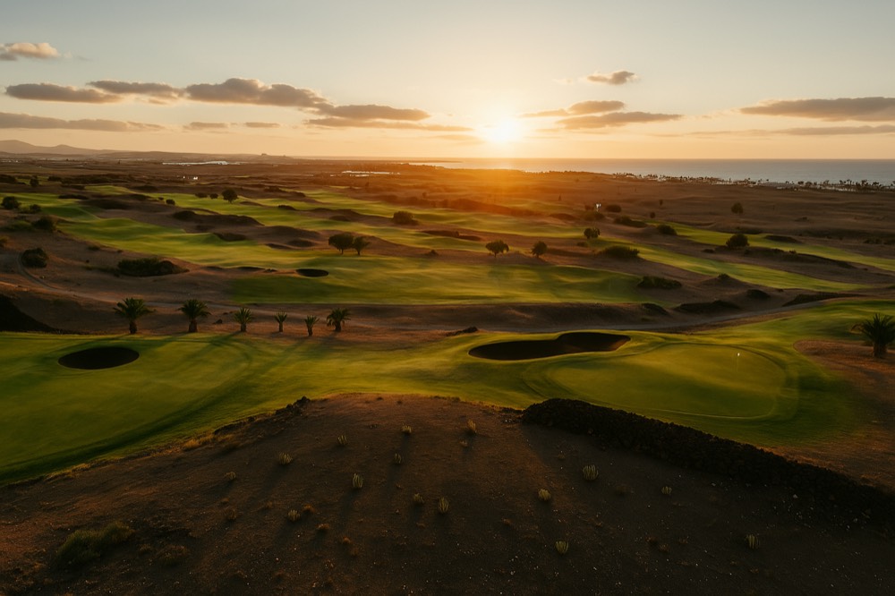 Lanzarote Golf al atardecer