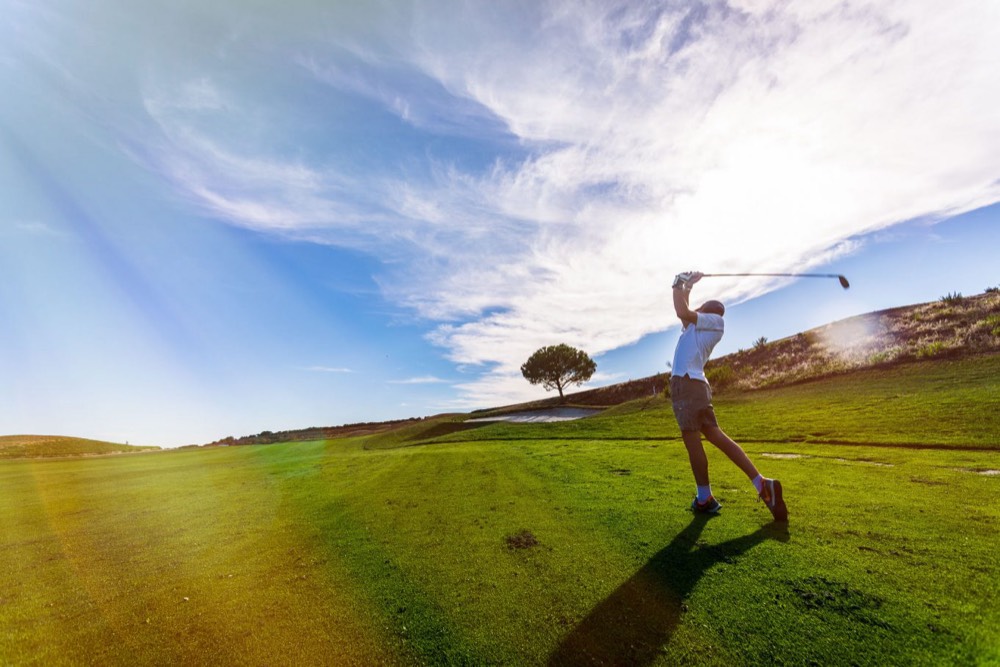 Jugadora en el Centro Nacional de Golf